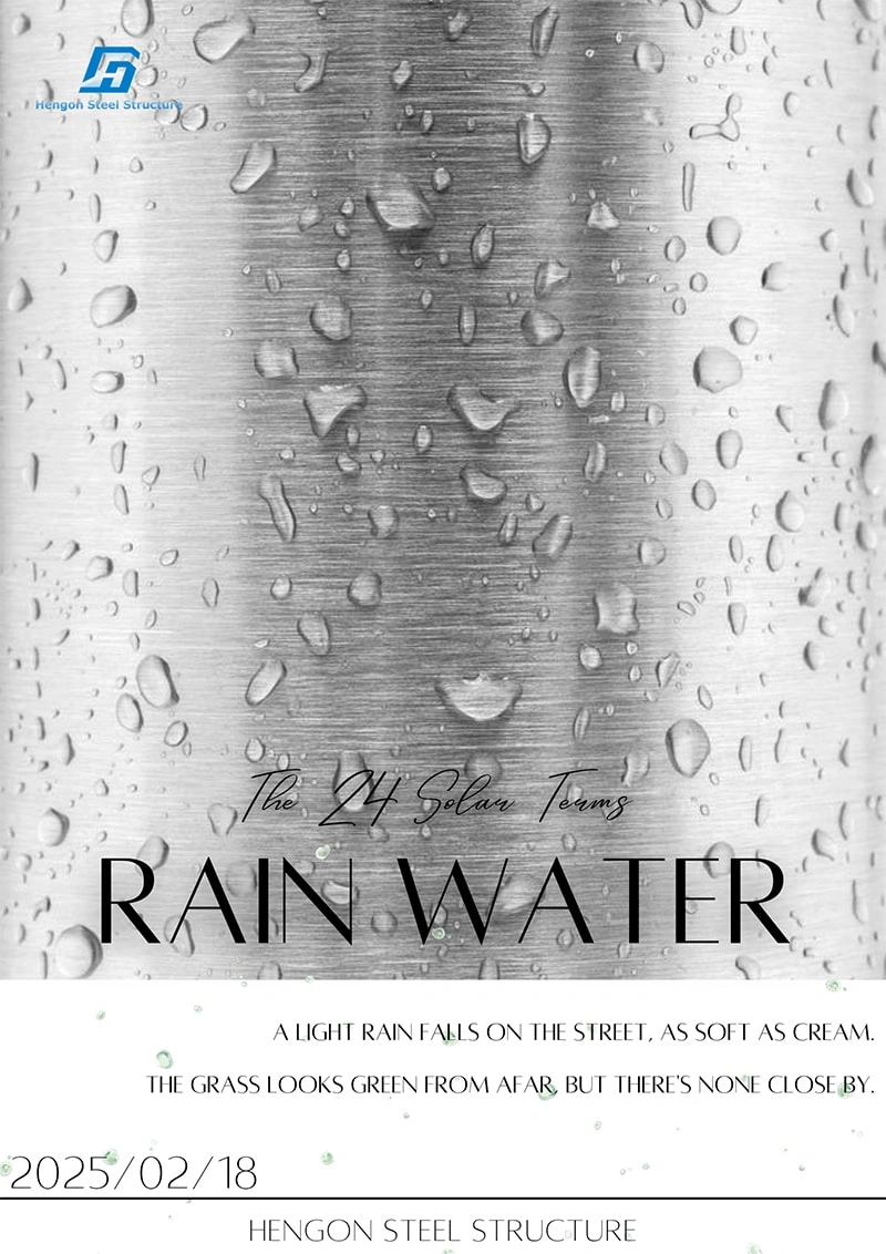 L'Eau de pluie arrive et le temps se réchauffe L'Eau de pluie arrive et le temps se réchauffe