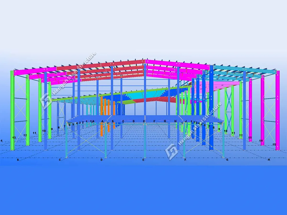 Philippines - Atelier à structure métallique préfabriquée pour l'alimentation des crevettes