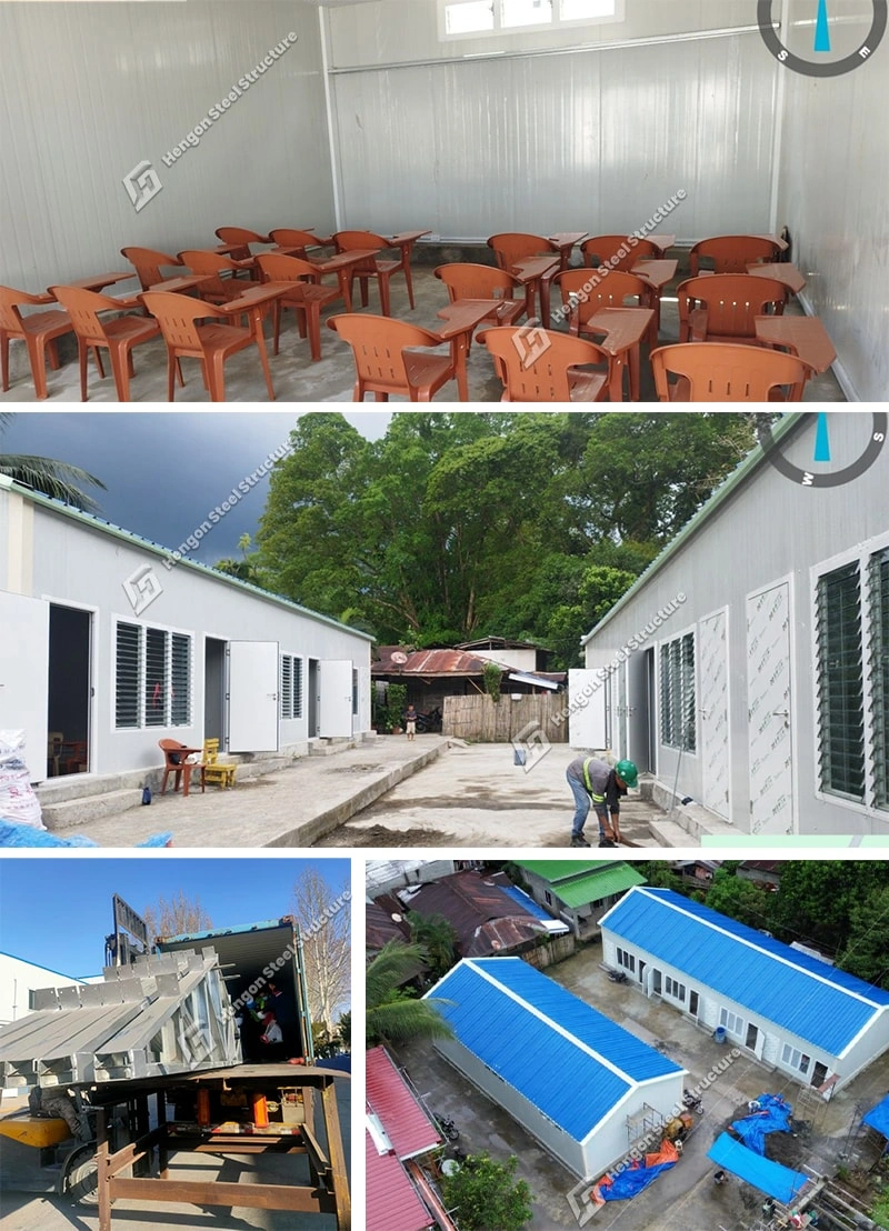 Philippines-Salle de classe préfabriquée modulaire