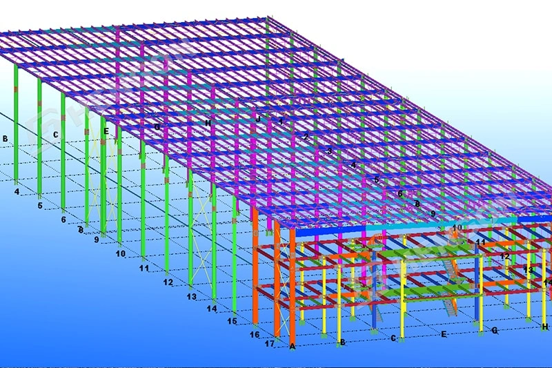 Hengon Ships Prefab Steel Structure for US Cement Plant Project Hengon Ships Prefab Steel Structure for US Cement Plant Project