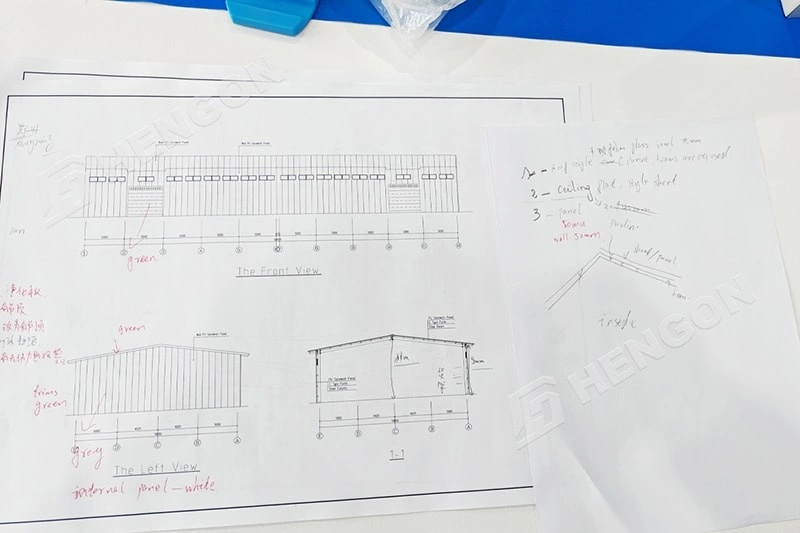Visite de l'équipe cliente au Burkina Faso : mise à niveau de la conception de la structure métallique sur mesure Visite de l'équipe cliente au Burkina Faso : mise à niveau de la conception de la structure métallique sur mesure